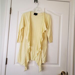 Cynthia Rowley Yellow Ruffled Women's Sweater